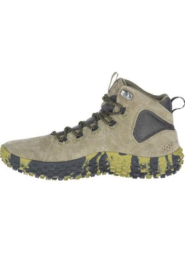 Buty trekkingowe męskie Merrell Wrapt Mid. Zapięcie: sznurówki. Kolor: wielokolorowy. Materiał: materiał, tkanina, syntetyk, skóra. Szerokość cholewki: normalna. Sport: turystyka piesza