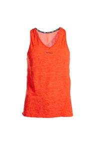 ARTENGO - Koszulka na ramiączka tenisowa damska Artengo Light 900. Kolor: różowy, pomarańczowy, wielokolorowy, czerwony. Materiał: materiał, poliester, poliamid. Długość rękawa: na ramiączkach. Sport: tenis