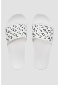 EA7 Emporio Armani - EA7 EMPORIO ARMANI Białe klapki, Rozmiar 37. Kolor: biały #4