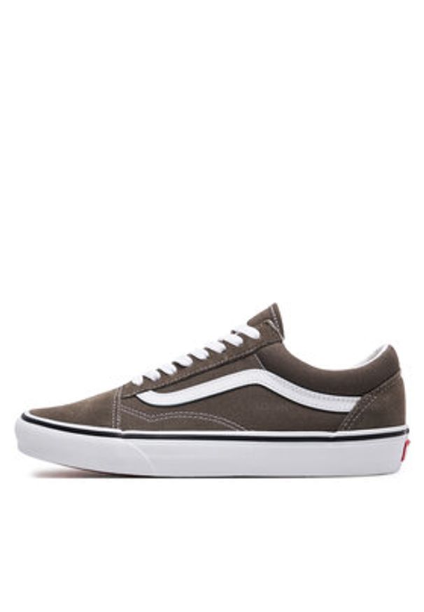 Vans Tenisówki Old Skool VN0005UF9JC1 Brązowy. Kolor: brązowy. Materiał: zamsz, skóra