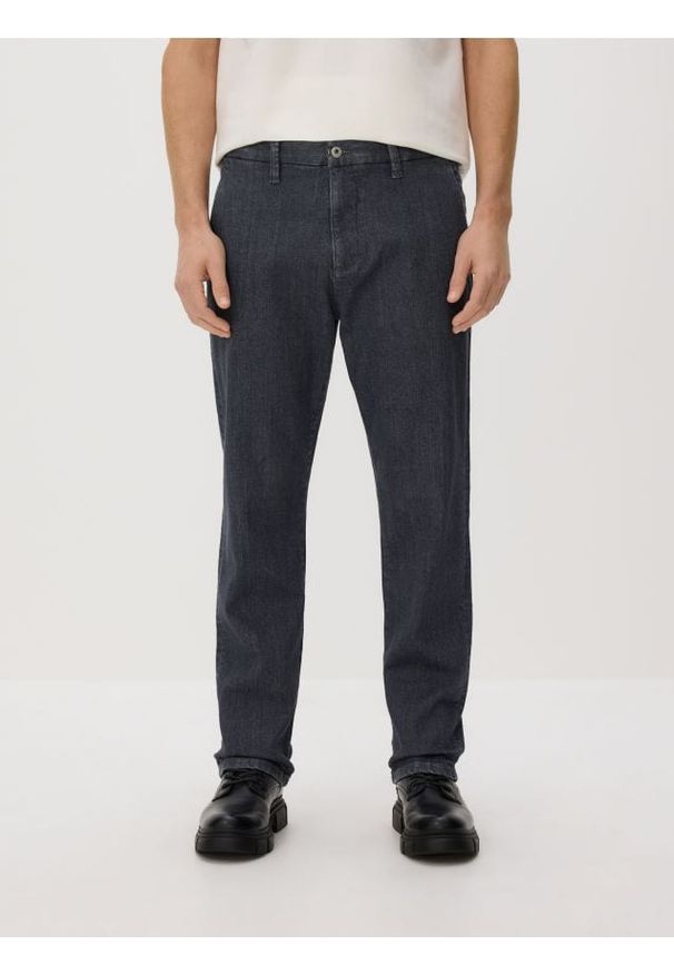 Reserved - Jeansy straight fit - szary. Kolor: szary