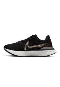 Buty do biegania Nike React Infinity Run Flyknit 3 W DD3024-009 czarne. Kolor: czarny. Materiał: materiał, tkanina, syntetyk. Szerokość cholewki: normalna. Sport: bieganie #8