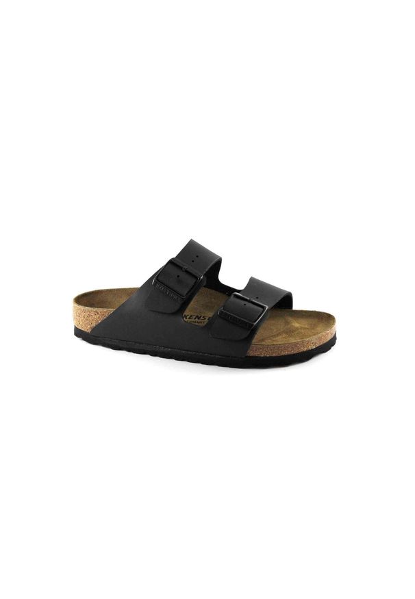 Klapki damskie Birkenstock Arizona BS W. Kolor: czarny. Materiał: materiał, skóra, syntetyk