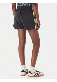 Adidas - adidas Szorty sportowe Terry Towel Firebird KD1398 Czarny Loose Fit. Kolor: czarny. Materiał: bawełna #5