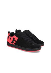 DC Shoes - Buty dc-shoes czarne skórzane sportowe. Okazja: na co dzień. Kolor: czarny. Materiał: skóra #1