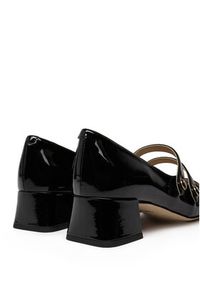 Coach Czółenka Angelina Mary Jane CX041 Czarny. Kolor: czarny. Materiał: lakier, skóra #4