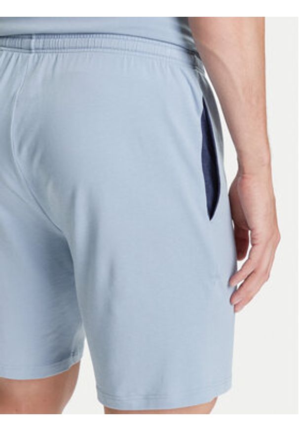 BOSS Szorty sportowe Mix&Match 50515314 Błękitny Regular Fit. Kolor: niebieski. Materiał: bawełna. Styl: sportowy