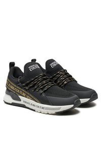Versace Jeans Couture Sneakersy 76VA3SA8 Czarny. Kolor: czarny. Materiał: materiał #6