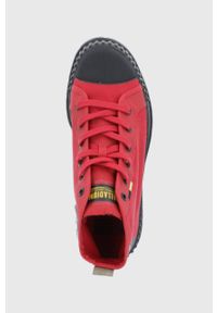 Palladium Trampki kolor czerwony. Nosek buta: okrągły. Zapięcie: sznurówki. Kolor: czerwony