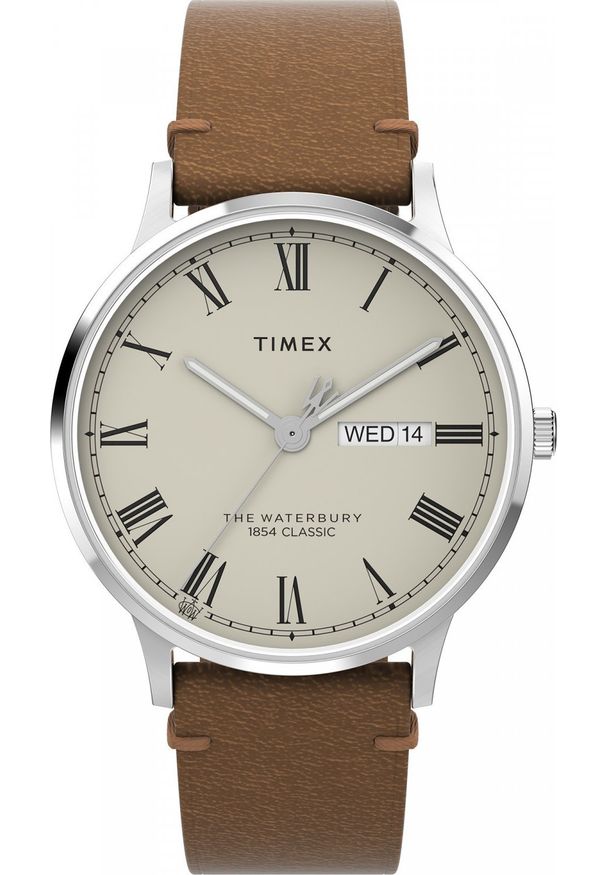 Zegarek Timex Zegarek męski Timex TW2W50600 brązowy. Kolor: brązowy