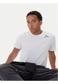 Kappa Komplet 5 t-shirtów Logo Myrto 322563W Biały Regular Fit. Kolor: biały. Materiał: bawełna