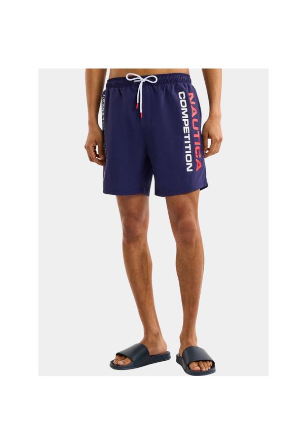 Szorty Męskie Nautica Drogheda 6". Kolor: niebieski. Materiał: materiał