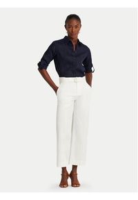 Lauren Ralph Lauren Koszula 200782777003 Granatowy Relaxed Fit. Kolor: niebieski. Materiał: len #5
