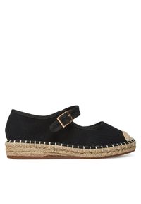 DeeZee Espadryle Q88-512-1 Czarny. Kolor: czarny. Materiał: materiał