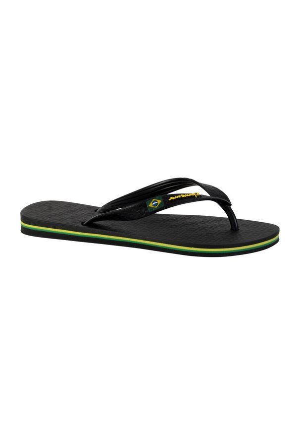 Japonki plażowe damskie Ipanema Classic Brasil II FEM. Okazja: na plażę. Kolor: czarny. Materiał: tkanina. Styl: sportowy