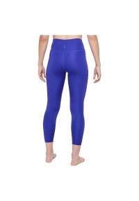 Spodnie legginsy damskie treningowe Nike Yoga 7/8 CU5293. Stan: podwyższony. Materiał: materiał, poliester, skóra. Technologia: Dri-Fit (Nike) #2