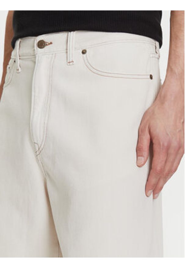 GAP - Gap Szorty jeansowe 781609 Beżowy Loose Fit. Kolor: beżowy. Materiał: bawełna