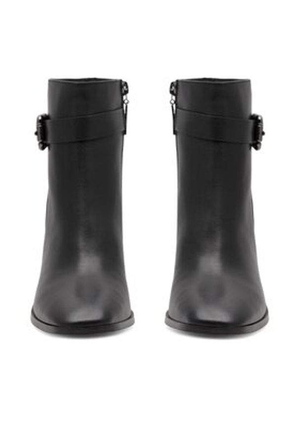 Gino Rossi Botki MATERA-36733 Czarny. Kolor: czarny. Materiał: skóra