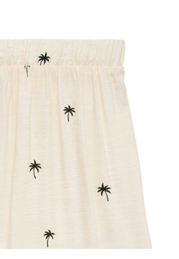 Vero Moda Spodnie materiałowe Kai 10345546 Kremowy Regular Fit. Kolor: kremowy. Materiał: wiskoza