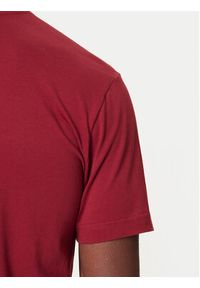 GANT - Gant T-Shirt 2004080 Bordowy Regular Fit. Kolor: czerwony. Materiał: bawełna #5