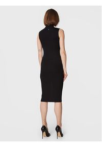 Guess Sukienka dzianinowa W3RK40 Z2U00 Czarny Slim Fit. Kolor: czarny. Materiał: syntetyk