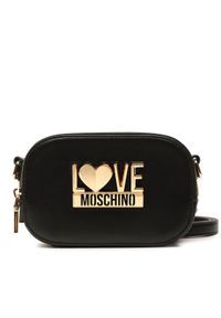 Love Moschino - LOVE MOSCHINO Torebka JC4028PP1HLK0000 Czarny. Kolor: czarny. Materiał: skórzane #1