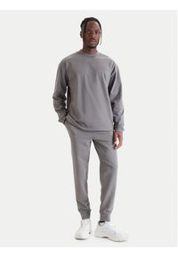 Hugo - HUGO Bluza Daposo 50511029 Szary Relaxed Fit. Kolor: szary. Materiał: bawełna #5