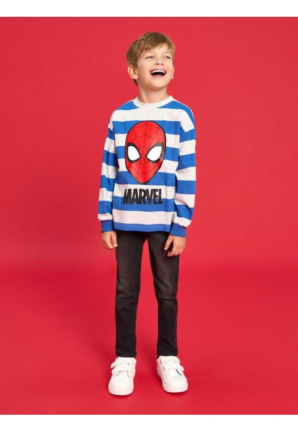 Sinsay - Koszulka z długimi rękawami Marvel - Inny. Długość rękawa: długi rękaw. Długość: długie. Wzór: motyw z bajki