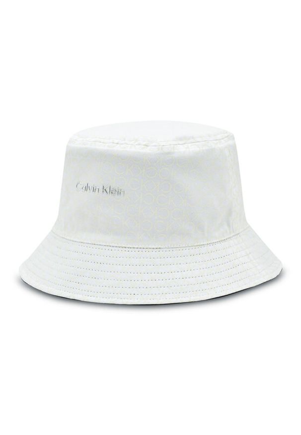 Calvin Klein Bucket K60K610992 Écru. Materiał: materiał, bawełna