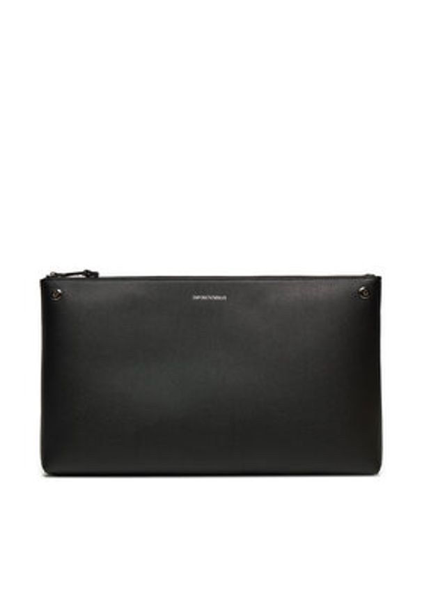 Emporio Armani Torebka EW000363 AF11933 UC001 Czarny. Kolor: czarny. Materiał: skórzane