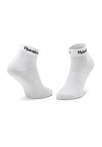 Zestaw 3 par niskich skarpet unisex Reebok - Act Core Ankle Sock 3P GH8168 Mgreyh/White/Black. Kolor: biały, wielokolorowy, czarny, szary. Materiał: bawełna, poliester, elastan, materiał, nylon #2