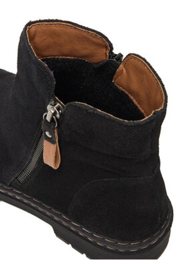 Lasocki Botki CEO-WI23-MICHAELA-03 Czarny. Kolor: czarny. Materiał: zamsz, skóra