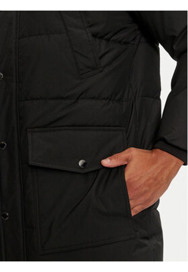 TOMMY HILFIGER - Tommy Hilfiger Kurtka zimowa Rockie MW0MW36593 Czarny Regular Fit. Kolor: czarny. Materiał: syntetyk. Sezon: zima
