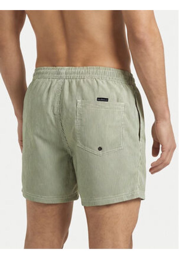Quiksilver Szorty kąpielowe Everyday Deluxe EQYJV04101 Zielony Regular Fit. Kolor: zielony. Materiał: syntetyk
