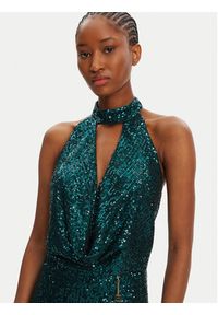 Fracomina Sukienka wieczorowa FQ25WD3012W706N6 Zielony Regular Fit. Kolor: zielony. Materiał: syntetyk. Styl: wizytowy #2