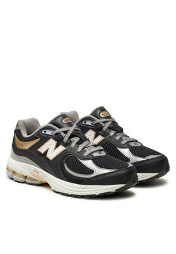 New Balance Sneakersy GC2002PO Czarny. Kolor: czarny. Materiał: skóra