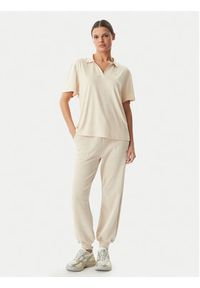 EA7 Emporio Armani Polo 7W001462 AF13919 U1088 Beżowy Regular Fit. Typ kołnierza: polo. Kolor: beżowy #5