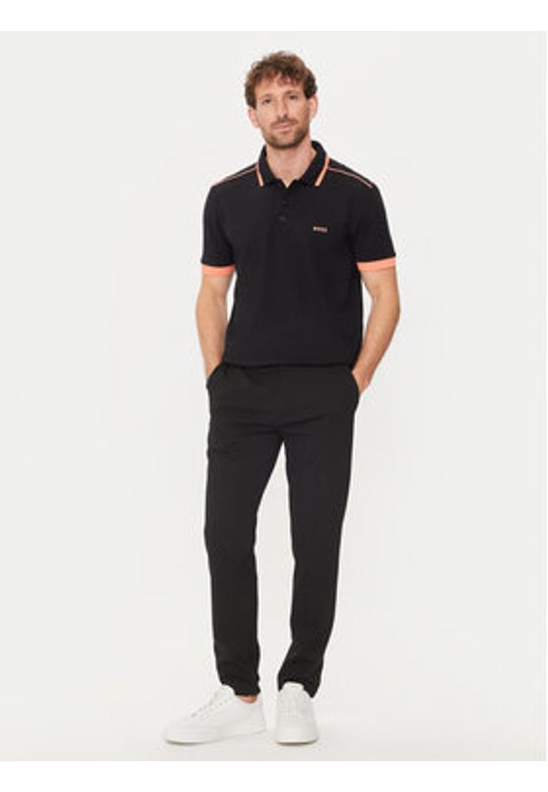 BOSS - Boss Polo Paddy 1 50512995 Czarny Regular Fit. Typ kołnierza: polo. Kolor: czarny. Materiał: bawełna