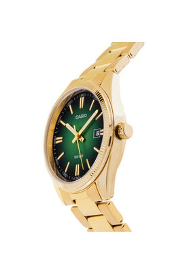 Casio Zegarek MTP-1302PGC-3AVEF Zielony. Kolor: zielony