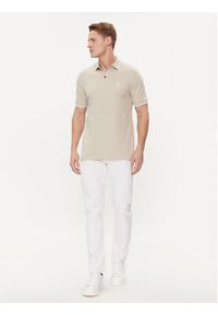BOSS - Boss Polo Passertip 50507699 Beżowy Slim Fit. Typ kołnierza: polo. Kolor: beżowy. Materiał: bawełna #4