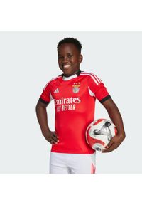 Adidas - Koszulka podstawowa dla dzieci Benfica 25/26. Kolor: czerwony. Sport: piłka nożna