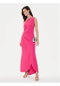 Rinascimento Sukienka wieczorowa CFC0118275003 Różowy Regular Fit. Kolor: różowy. Materiał: syntetyk. Styl: wizytowy #4