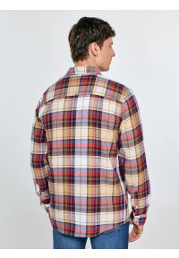 Big-Star - Koszula męska flanelowa wielokolorowa Flaneno 603. Okazja: na co dzień. Kolor: czerwony. Materiał: materiał. Długość rękawa: długi rękaw. Długość: długie. Styl: casual #6