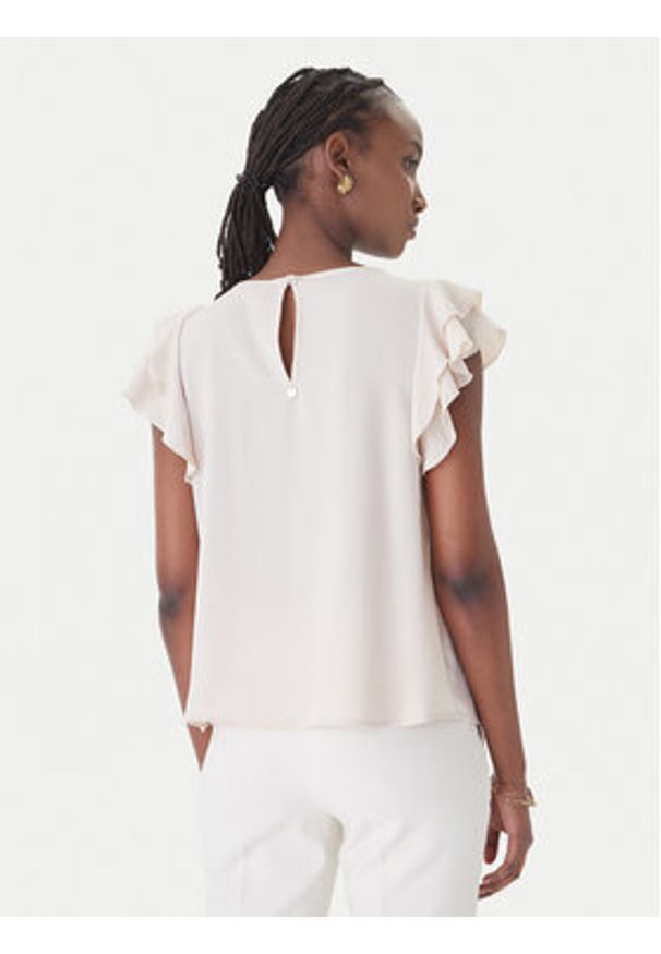 Rinascimento Bluzka CFC0127449003 Beżowy Regular Fit. Kolor: beżowy. Materiał: syntetyk