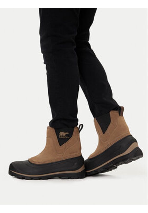 sorel - Sorel Śniegowce 2084911257 Brązowy. Kolor: brązowy. Materiał: skóra, zamsz