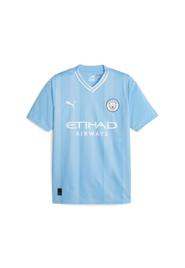 Puma - Koszulka do piłki nożnej Manchester City Home sezon 23/24. Materiał: materiał