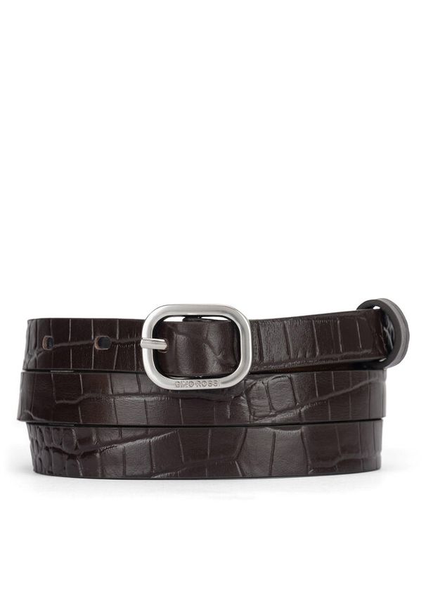 Gino Rossi - Pasek GINO ROSSI. Kolor: brązowy