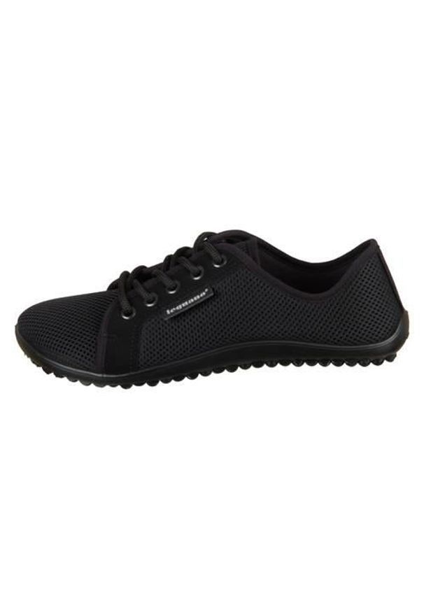 LEGUANO - Buty do chodzenia męskie Leguano 10009012. Zapięcie: sznurówki. Kolor: czarny. Materiał: materiał, syntetyk, tkanina. Szerokość cholewki: normalna. Sport: turystyka piesza