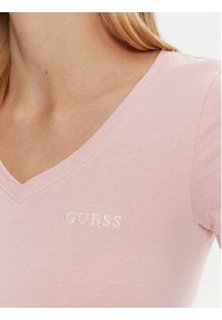 Guess Jeans T-Shirt W5RI57 KA0H1 Biały Slim Fit. Kolor: biały. Materiał: bawełna #4