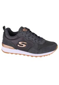 skechers - Buty do chodzenia damskie, Skechers OG 85 Goldn Gurl. Zapięcie: sznurówki. Kolor: szary. Materiał: tkanina, skóra, materiał, syntetyk. Szerokość cholewki: normalna. Sport: turystyka piesza